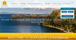 Desktop Screenshot of ecolodge-laketiticaca.com